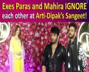 Former lovebirds Mahira Sharma and Paras Chhabra, both contestants from Bigg Boss 13, were recently captured by paparazzi attending the same event, sparking speculation and drawing attention from fans and media alike.&#60;br/&#62;&#60;br/&#62;#paraschhabra #mahirasharma #excouple #parasmahirabreakup #artisinghsangeet #ex #breakup #viralvideo #trending