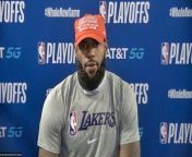 LeBron James On The Message On The Lakers' Hats from raveena hat 2