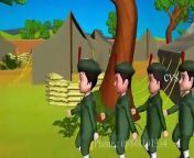Five Little Soldiers - English Nursery Rhyme for Kids &amp; Children with Lyrics