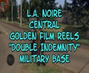 In L.A. Noire, there are lots of things to collect. This video will show you where I found my 4th GOLDEN FILM REELS collectible of the 50 that you can collect. This was found in the Central area of the map, on a table on a field at the military base.