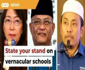 She says Bersatu’s Khairul Azhari Saut should make known his position given the number of vernacular schools in the constituency.&#60;br/&#62;&#60;br/&#62;Read More: https://www.freemalaysiatoday.com/category/nation/2024/04/30/state-your-stand-on-vernacular-schools-kok-tells-pn-candidate-in-kkb/&#60;br/&#62;&#60;br/&#62;&#60;br/&#62;Free Malaysia Today is an independent, bi-lingual news portal with a focus on Malaysian current affairs.&#60;br/&#62;&#60;br/&#62;Subscribe to our channel - http://bit.ly/2Qo08ry&#60;br/&#62;------------------------------------------------------------------------------------------------------------------------------------------------------&#60;br/&#62;Check us out at https://www.freemalaysiatoday.com&#60;br/&#62;Follow FMT on Facebook: https://bit.ly/49JJoo5&#60;br/&#62;Follow FMT on Dailymotion: https://bit.ly/2WGITHM&#60;br/&#62;Follow FMT on X: https://bit.ly/48zARSW &#60;br/&#62;Follow FMT on Instagram: https://bit.ly/48Cq76h&#60;br/&#62;Follow FMT on TikTok : https://bit.ly/3uKuQFp&#60;br/&#62;Follow FMT Berita on TikTok: https://bit.ly/48vpnQG &#60;br/&#62;Follow FMT Telegram - https://bit.ly/42VyzMX&#60;br/&#62;Follow FMT LinkedIn - https://bit.ly/42YytEb&#60;br/&#62;Follow FMT Lifestyle on Instagram: https://bit.ly/42WrsUj&#60;br/&#62;Follow FMT on WhatsApp: https://bit.ly/49GMbxW &#60;br/&#62;------------------------------------------------------------------------------------------------------------------------------------------------------&#60;br/&#62;Download FMT News App:&#60;br/&#62;Google Play – http://bit.ly/2YSuV46&#60;br/&#62;App Store – https://apple.co/2HNH7gZ&#60;br/&#62;Huawei AppGallery - https://bit.ly/2D2OpNP&#60;br/&#62; &#60;br/&#62;#FMTNews #PRK #KualaKubuBaharu #TeresaKok #KhairulAzhariSaut #Fadhli
