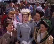 Synopsis: On a train trip West to become a mail-order bride, Susan Bradley meets a cheery crew of young women traveling out to open a “Harvey House” restaurant at a remote whistle-stop.&#60;br/&#62;Genre: Musical&#60;br/&#62;Director: George Sidney&#60;br/&#62;Top Cast: Judy Garland, John Hodiak, Ray Bolger, Angela Lansbury, Preston Foster, Virginia O&#39;Brien, Kenny Baker, Marjorie Main