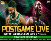 The Garden Report goes live following the Celtics game 5 vs the Heat. Catch the Celtics Postgame Show featuring Bobby Manning, Josue Pavon, Jimmy Toscano, A. Sherrod Blakely and John Zannis as they offer insights and analysis from Boston&#39;s game vs Miami.&#60;br/&#62;&#60;br/&#62;This episode of the Garden Report is brought to you by:&#60;br/&#62;&#60;br/&#62;Get in on the excitement with PrizePicks, America’s No. 1 Fantasy Sports App, where you can turn your hoops knowledge into serious cash. Download the app today and use code CLNS for a first deposit match up to &#36;100! Pick more. Pick less. It’s that Easy! Go to https://PrizePicks.com/CLNS&#60;br/&#62;&#60;br/&#62;Take the guesswork out of buying NBA tickets with Gametime. Download the Gametime app, create an account, and use code CLNS for &#36;20 off your first purchase. Download Gametime today. Last minute tickets. Lowest Price. Guaranteed. Terms apply.&#60;br/&#62;&#60;br/&#62;Elevate your style game on and off the course with the PXG Spring Summer 2024 collection. Head over to https://PXG.com/GARDENREPORT and save 10% on all apparel. Use Code GARDEN REPORT!&#60;br/&#62;&#60;br/&#62;Nutrafol Men! Take the first step to visibly thicker, healthier hair. For a limited time, Nutrafol is offering our listeners ten dollars off your first month’s subscription and free shipping when you go to https://Nutrafol.com/MEN and enter the promo code GARDEN!&#60;br/&#62;&#60;br/&#62;#Celtics #NBA #GardenReport #CLNS