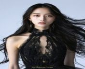 Prompt Midjourney : Chinese model wearing a black dress, with long hair, in an elegant and graceful style, with a symmetrical composition, for a high-end magazine cover --ar 2:3 --s 250 --v 6.0