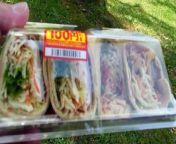 500 Yen Meal in Japan Tasty Wraps! from rupaya 500