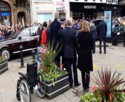 Footage from Shropshire Star reporter David Tooley of Queen Camilla’s visit to Shrewsbury from donna amp david