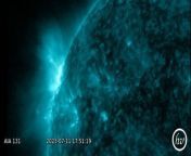 NASA&#39;s Solar Dynamics Observatory captured an M6-class solar flare in multiple wavelengths. &#60;br/&#62;&#60;br/&#62;Credit: NASA/SDO &#124; mash mix by Space.com