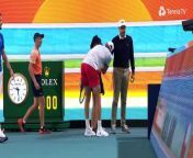 Nicolas Jarry accidentally hit a ball-girl whilst serving in the warm-up prior to his Miami Open match against Daniil Medvedev