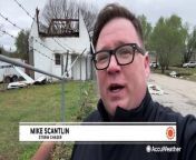 Storm chaser Mike Scantlin is in Barnsdall, Oklahoma, on April 2, where local residents are picking up the pieces left behind by a severe thunderstorm that produced a possible tornado on April 1.