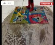 Cleaning The Nastiest Rug In only 5 minutes from marimore asmr