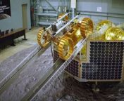 Watch a prototype of NASA&#39;s Volatiles Investigating Polar Exploration Rover, (VIPER) roll down a ramp to simulate its deployment on the lunar surface. &#60;br/&#62;&#60;br/&#62;Credit: NASA