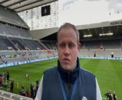 Joe Buck reacts to Newcastle United&#39;s crazy 4-3 win over West Ham at St James&#39; Park. A brace apiece from Alexander Isak and Harvey Barnes grabbed a dramatic win for Eddie Howe&#39;s side who found themselves 3-1 down midway trough the second half.